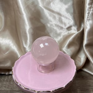 Light Star Rose Quartz Sphere | Quartz Sphere, Pink Crystal, Metaphysical Stones, Healing, Love