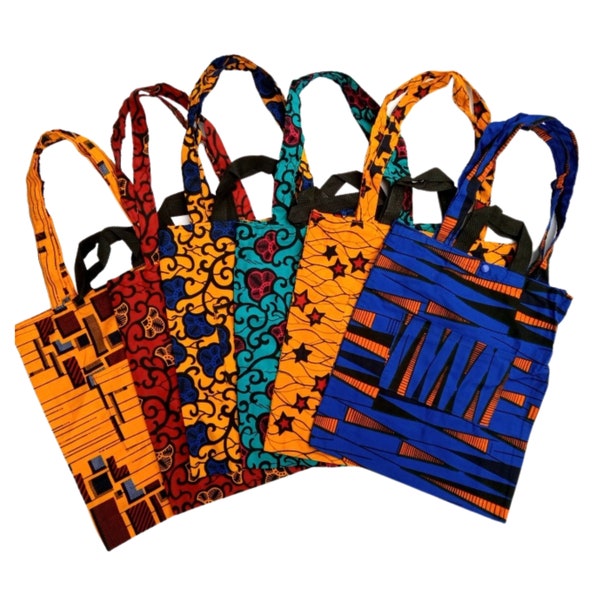 Eco-friendly Tote bag | African Print Tote Bag