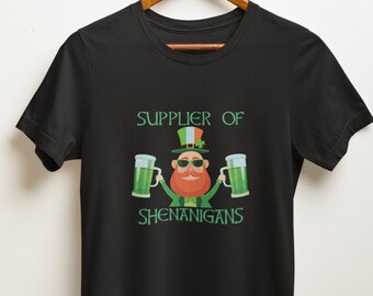 St. Patrick's Day Shenanigans T-Shirt: Funny Irish Unisex Tee