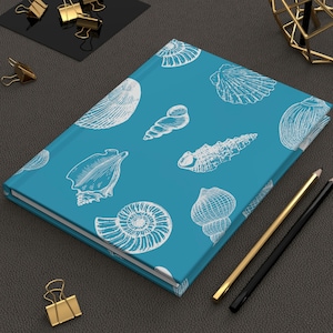 Seashells Hardcover Journal Lined Matte