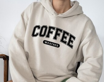 Coffee Weather SVG PNG DXF: Cafe Sweater Design (Digital Download)