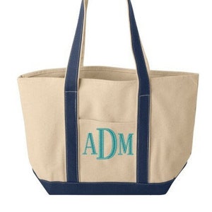 Custom Tote Bag - Canvas Tote Bag - School Bag - Gift for Her - Bachelorette Gift - Embroidered Tote Bag - Personalized Tote Bag - Gift Bag