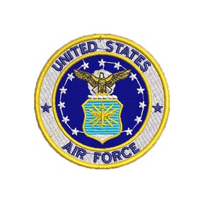 Embroidered US Air Force Logo on polo shirt custom logo great gift for dad embroidered air force logo on polo shirt USAF logo christmas gift