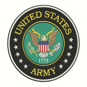 Gesticktes US Army Logo auf Poloshirt benutzerdefiniertem US Army Logo Geschenk für behördliches Militärmitglied oder veteranengeschenk benutzerdefiniertes Poloshirt mit US Army Logo