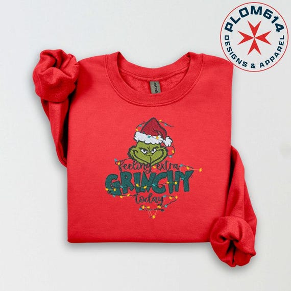 Feeling Extra GRINCHY Today Natale Grinch Divertente sarcastico