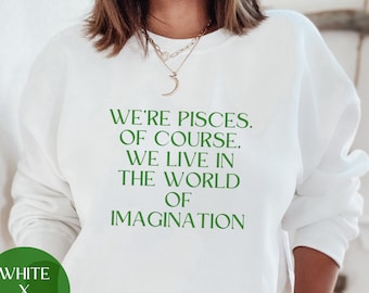 Pisces Sternzeichen Sweatshirt Sternzeichen Geburtstag Astrologie Sweatshirt Astrologie Crewneck Zodiac Geschenk Pisces Geschenk Februar Geschenk März Geschenk trend