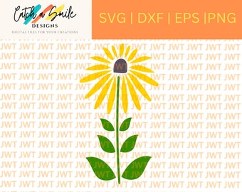 Black Eyed Susan SVG Cut File - Descarga digital - Para Cricut y Silhouette - Black Eyed Susan SVG Cut File - Maryland State Flower