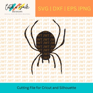 Spider SVG for Cricut and Silhouette - Halloween SVG - Spider Clipart - Easy to Cut Spider
