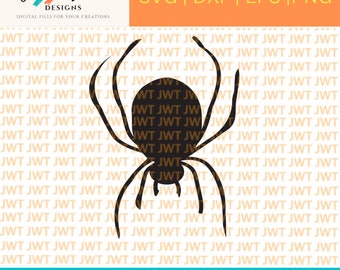 Spider SVG for Cricut and Silhouette - Halloween SVG - Spider Clipart - Easy to Cut Spider