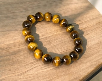 Tiger Eye Bracelet | Protection & Courage | Strengthening Gift for Men