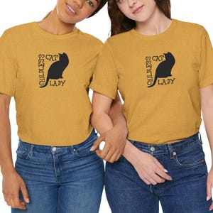 Kinderloos Cat Lady-shirt progressieve politiek T-shirt uniseks democraat feministisch shirt links politiek cadeau voor liberale vrouw Cat Lady Tee