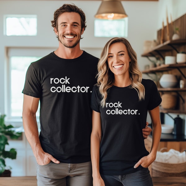 Rock Collector T-Shirt Unisex Rockhound T Shirt Men's Geology Tee Women's Rock Collection Shirt Gift for Rock Lover Gift for Geologist