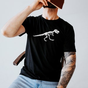 Tyrannosaurus Rex Dinosaur Unisex Tee T Rex T Shirt Men&#39;s Dinosaur Tee Women&#39;s Dinosaur Shirt Fossil Shirt T-Rex Gift For Dinosaur Lovers