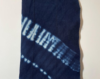 Authentic Tie Dye Cloth , Blue Cloth, African Textile Cloth Wall Hangings for Boho Chic Interiors, Home Decor, DIY Projects