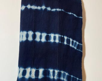 Beautiful Tie Dye Cloth , Blue Cloth, African Textile Cloth Wall Hangings for Boho Chic Interiors, Home Decor, DIY Projects