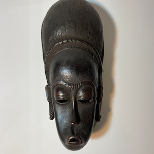 Gorgeous Vintage Baoulé mask, African Art, African Wall Decor, Home Decor, Gift