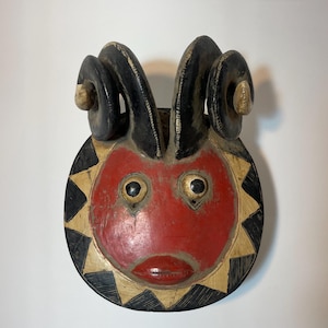Goli Baoulé mask, African Art, African Wall Decor, Home Decor, Gift