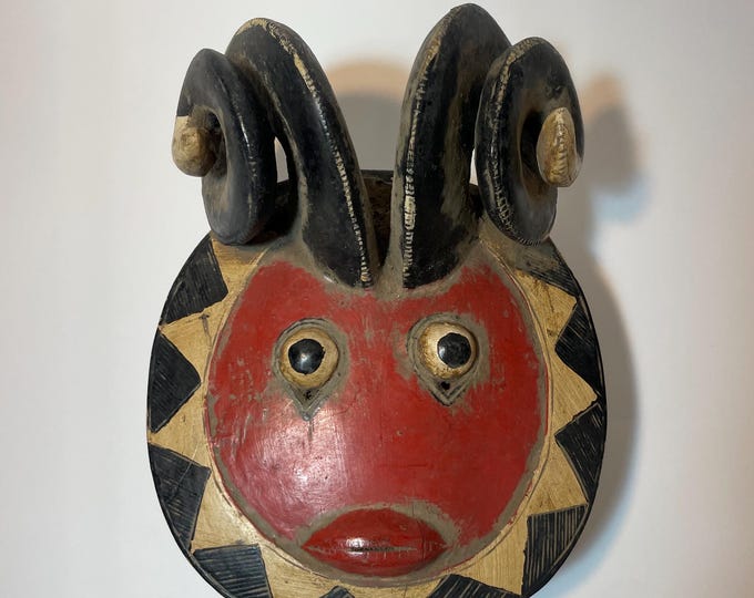Goli Baoulé mask, African Art, African Wall Decor, Home Decor, Gift