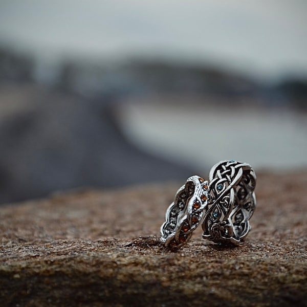 Timeless Elegance, Norse Unity Rings, creative gift for him and her, gift for couple.