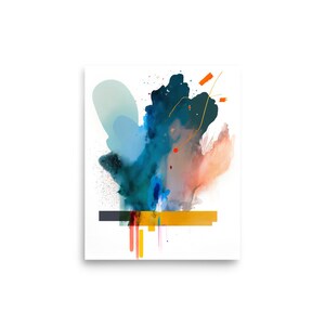 Abstract Wall Art Painting | Colorful Wall Art | Vibrant Wall Decor | Modern Wall Art | Colorful Happy Contemporary Abstract Wall Art