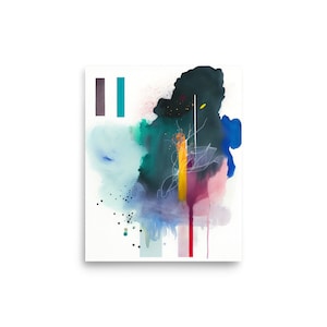 Abstract Wall Art Painting | Colorful Wall Art | Vibrant Wall Decor | Modern Wall Art  | Colorful Happy Contemporary Abstract Wall Art