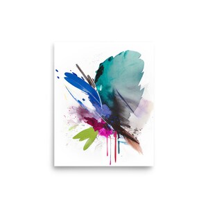 Abstract Wall Art Painting | Colorful Wall Art | Vibrant Wall Decor | Modern Wall Art  | Colorful Happy Contemporary Abstract Wall Art