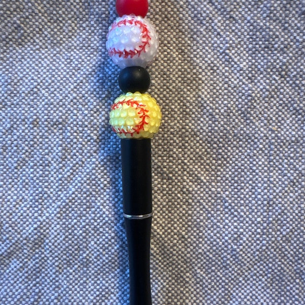 Baseball Writing Pen Etsy