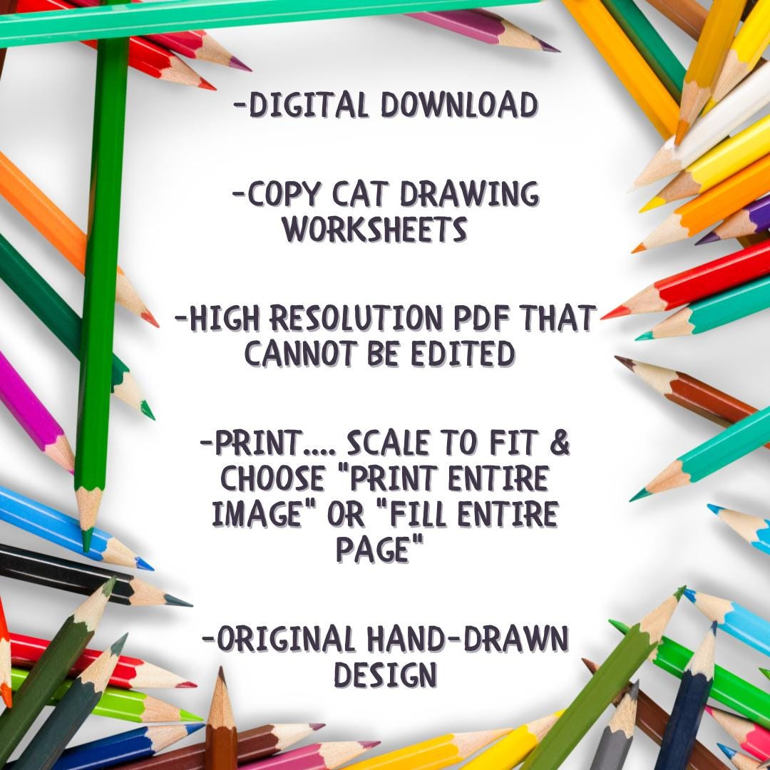 Drawing Worksheet, Copy Cat Drawing, Drawing Exercise, Art Worksheet ...