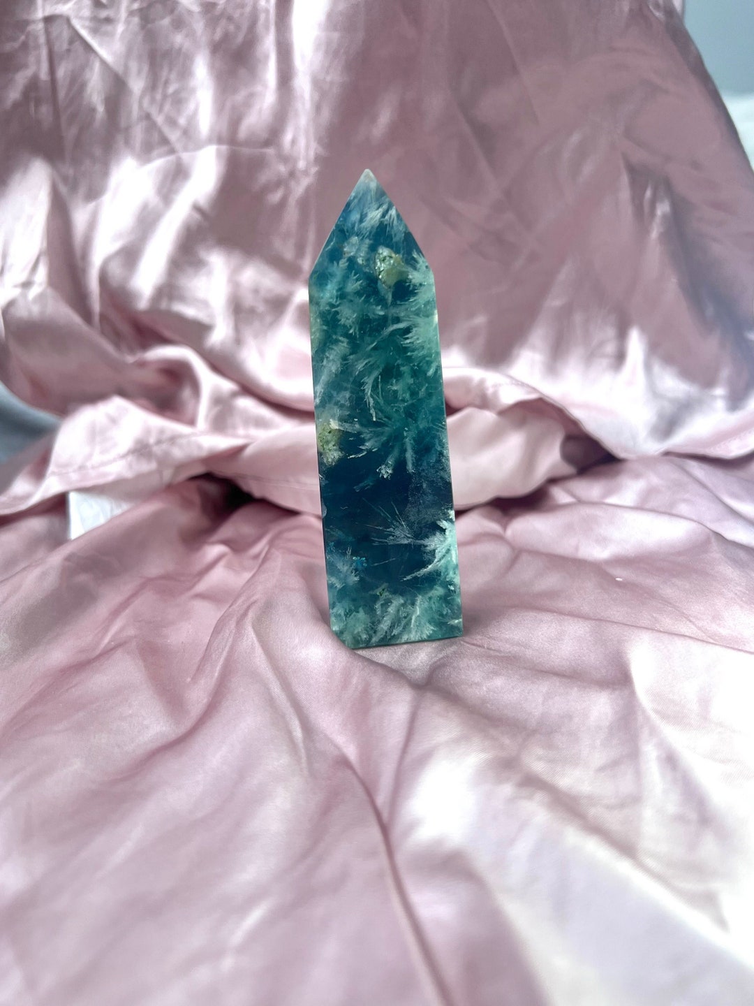HQ Rare Blue Snowflake Fluorite Rainbow Fluorite Blue Etsy Australia