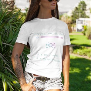Gamer Lifestyle Gift Funny Jersey Short Sleeve Tee