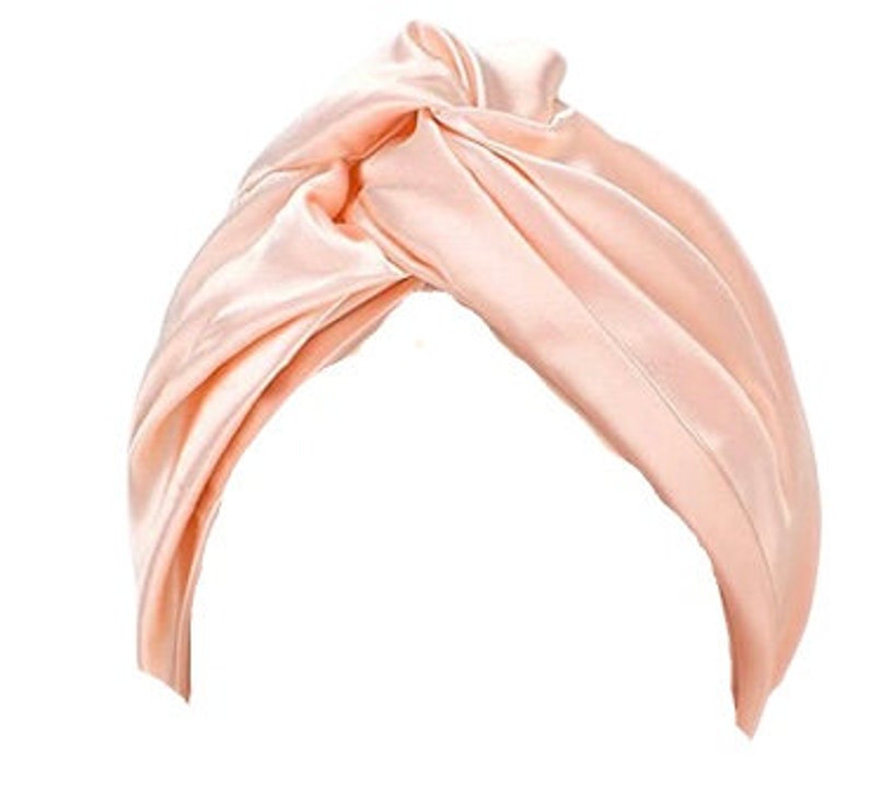 Silk Hair Wrap 100% Mulberry Silk Silk Bonnet Bridal Gift Hair Care Bridesmaid Gift Self-Care Perfect Gift Silk Turban zdjęcie 6