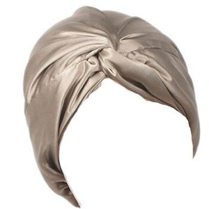 Silk Hair Wrap 100% Mulberry Silk Silk Bonnet Bridal Gift Hair Care Bridesmaid Gift Self-Care Perfect Gift Silk Turban zdjęcie 9