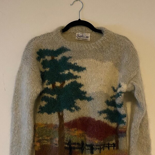 Susie Lee Mohair Sweater | 1980s