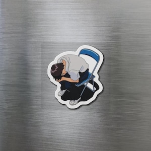 Shinji Ikari Chair Meme Magnet