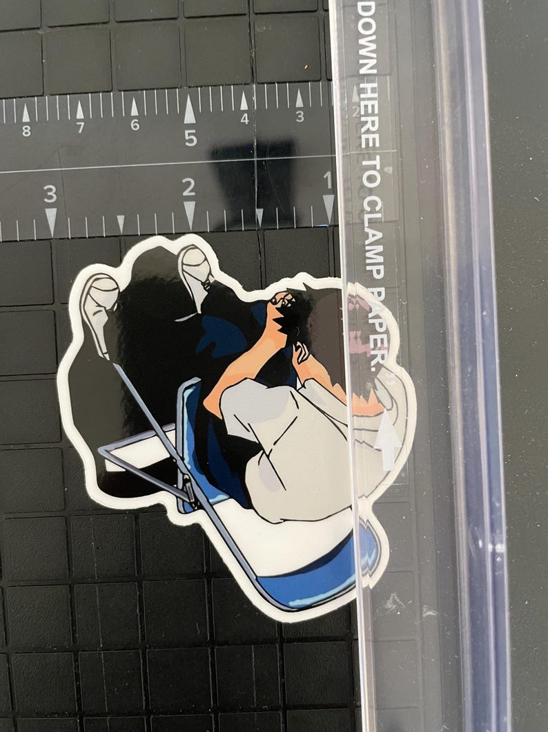 Shinji Sticker Shinji Ikari Chair Meme Sticker - Etsy Canada