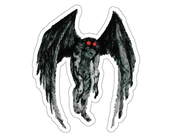 Moth Man Stickers