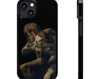 Goya Saturn Devouring His Son phone cases