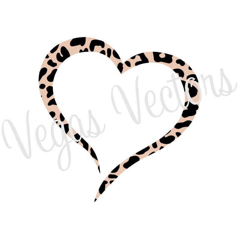 Leopard Print Heart Svg, Heart Svg, Valentine Svg,valentine Png,valentines  Day,love Svg,valentine,valentines,heart,png,dxf,cricut,silhouette 