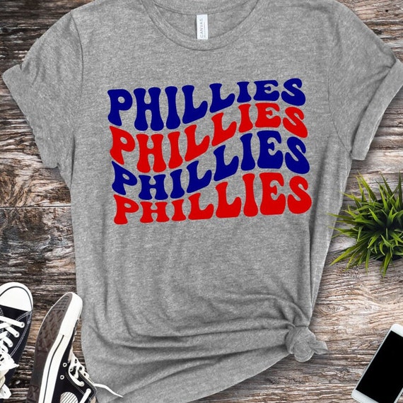 Phillies SVG, Baseball SVG, Phillies Wavy SVG, Digital Download, Cut File,  Sublimation, Clipart (includes svg/dxf/png/jpeg files)