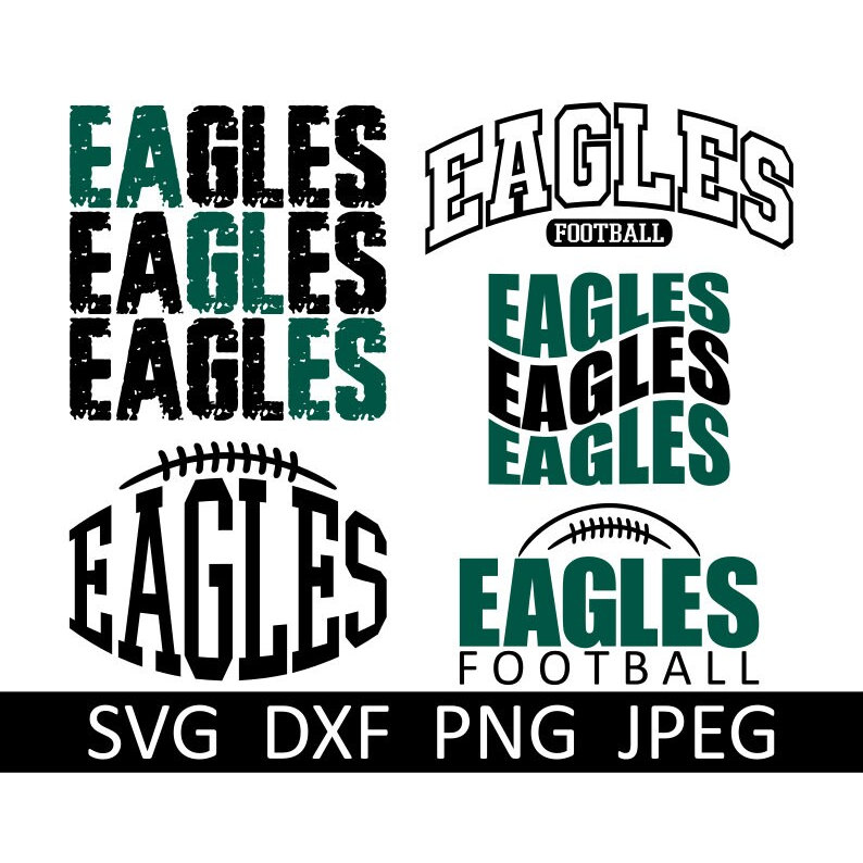 Through Great Logo Spread Body Striped Circle Philadelphia Eagles