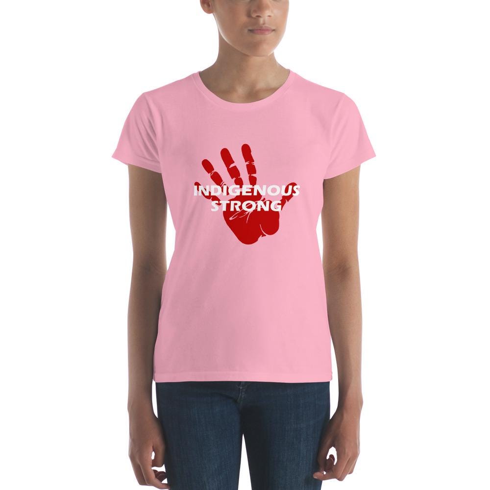 Red Hand Indigenous Native American Women's Gift Graphic T Shirt - Etsy