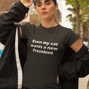 Cat President Funny Gift T Shirt