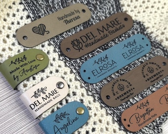 Custom Tags 2.9 x 0.80 inch For Knitting And Crochet, Labels For Handmade Items