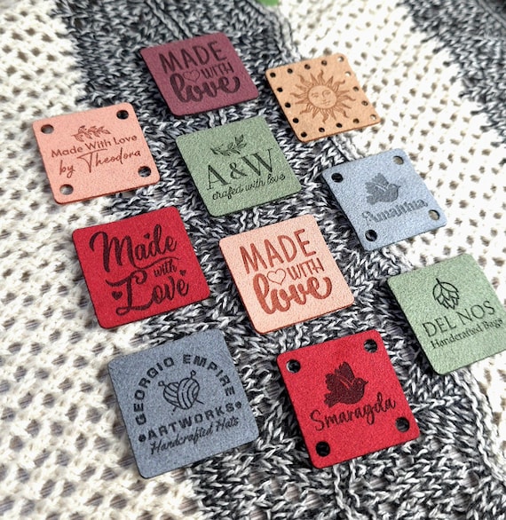 Etichette in pelle personalizzate, etichette in pelle personalizzate