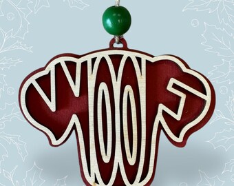Wuff (Ohren nach unten) Ornament