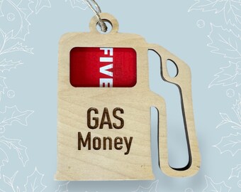 Gas Geld Geschenk Kartenhalter Ornament