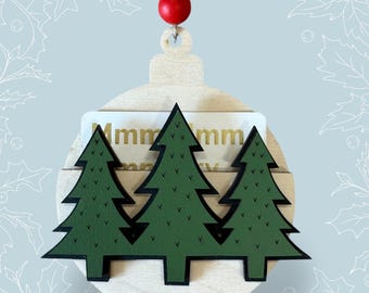 Baum-Geschenk-Kartenhalter-Verzierung