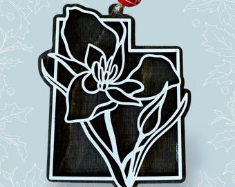 Utah Sego Lilie Ornament
