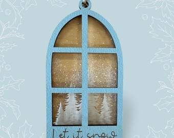 Let It Snow Schüttler Ornament