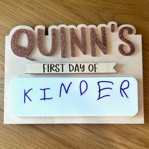 First/Last Day Mini Sign